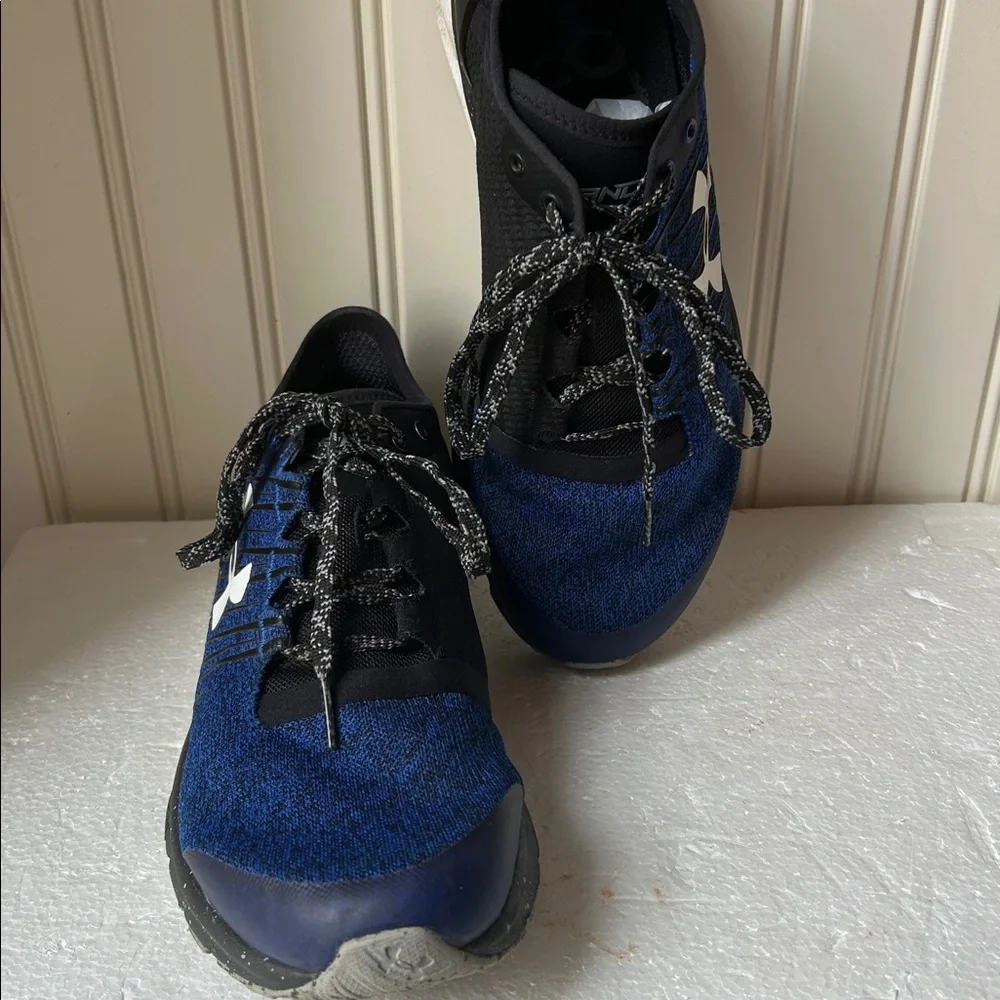 Under Armour Women Charged Bandit2 LaceUp Running Athletic Sneakers size 9 blue